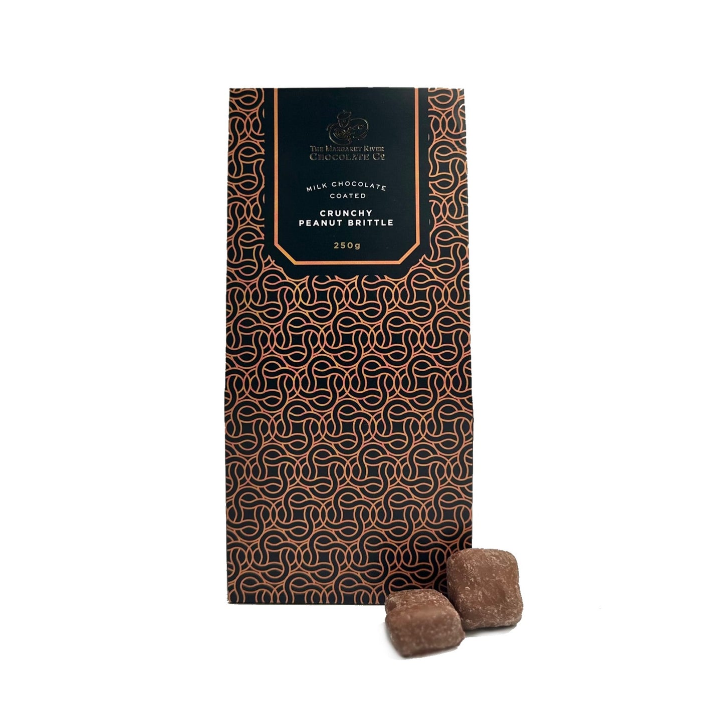 Milk Chocolate coated Crunchy Peanut Brittle 250G