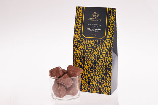 Milk Chocolate coated Redgum Honey Crunch 250G