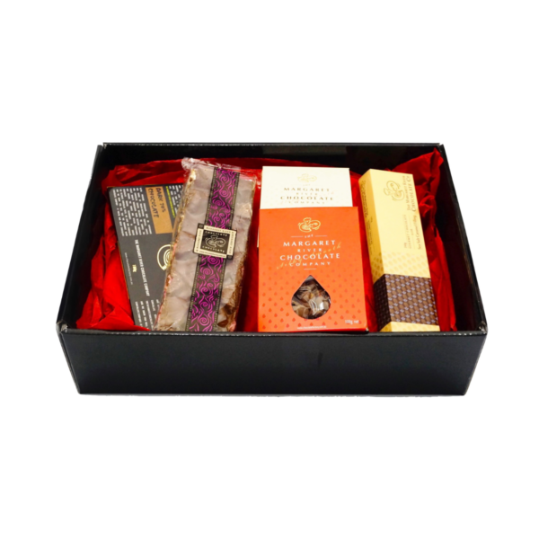 chocolate gift hamper in box