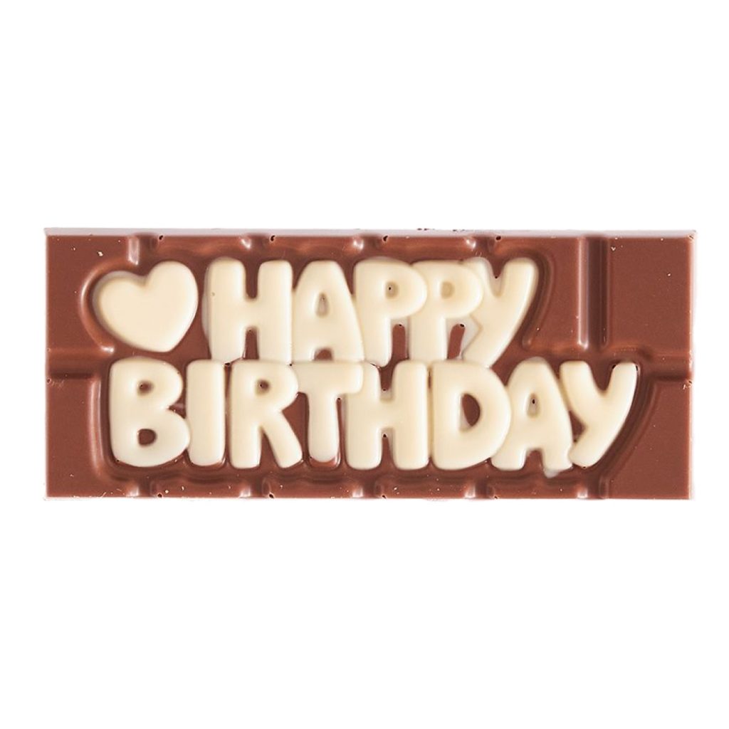 Happy Birthday Chocolate Plaque50g - The Margaret River Chocolate Company